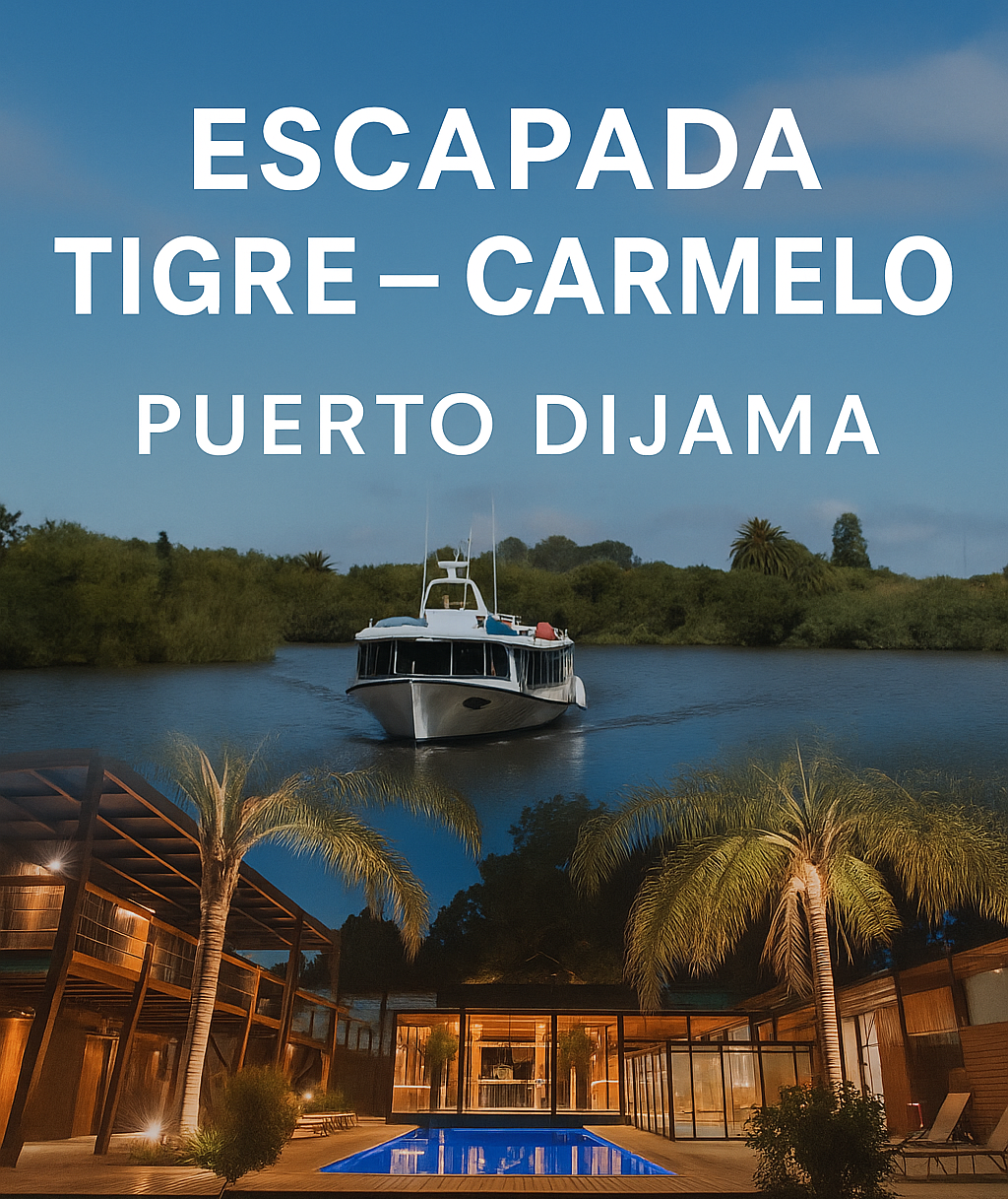 Escapada Tigre–Carmelo | Puerto Dijama para 2